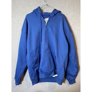 PLUMA Royal Blue Full Zip Hoodie Sweatshirt Jacket XXL Men's Women's Casual